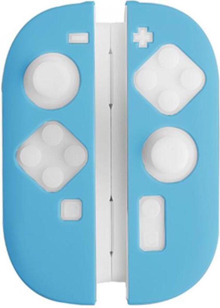 Für Nintendo Switch 2 Joy-Con Grip Design Soft Touch Silikon Schutz Hülle Blau