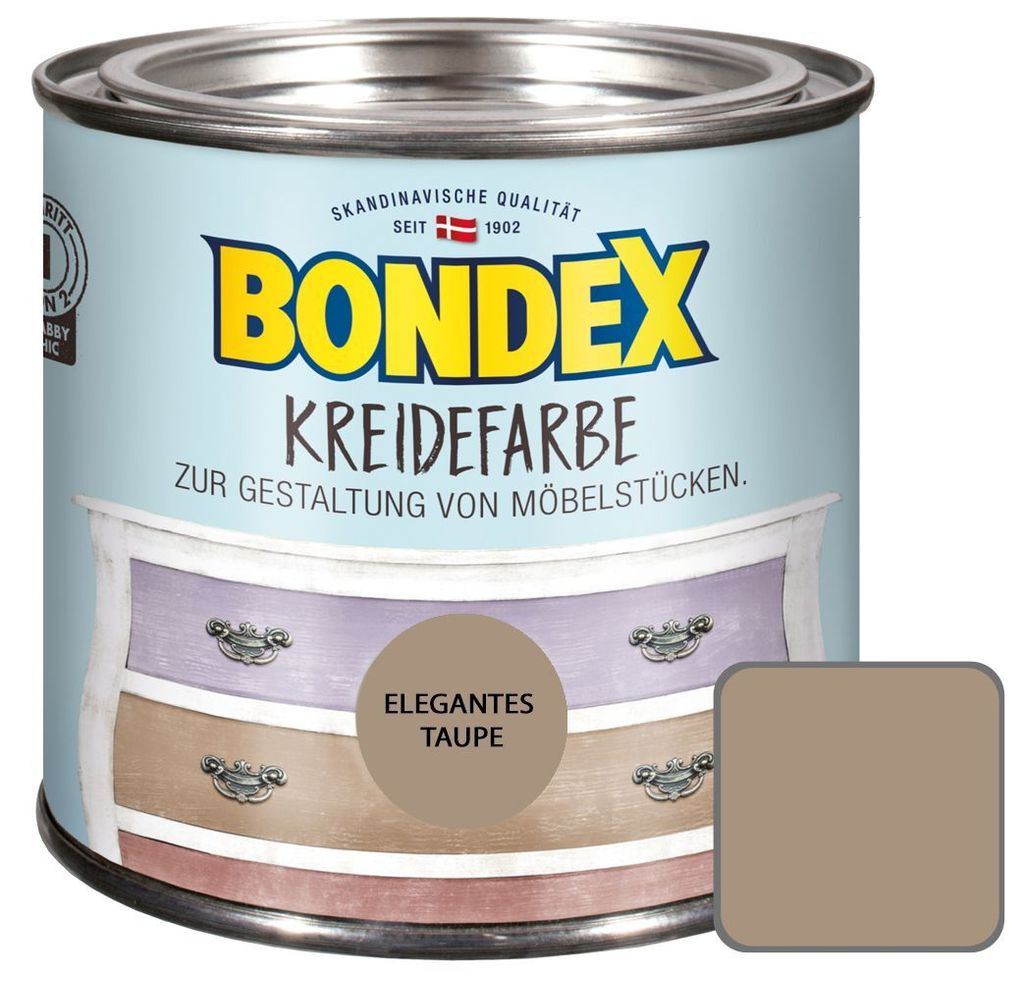 Bondex Kreidefarbe 500 ml elegantes taupe Produktbild 