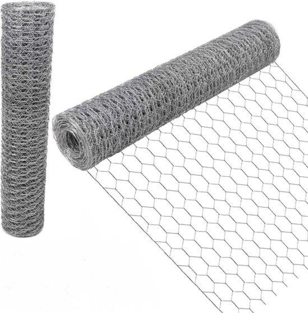 Gelocherte Zink Roll 40cm x 10m Zeshoekig Landwirtschaftliches Tiergehege