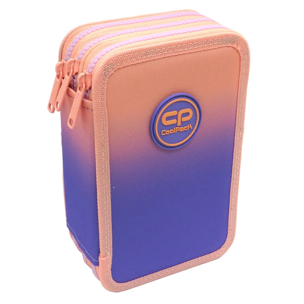 Trousse de Rentrée Coolpack Jumper 3 Triple Compartiment Gradient Berry - 2