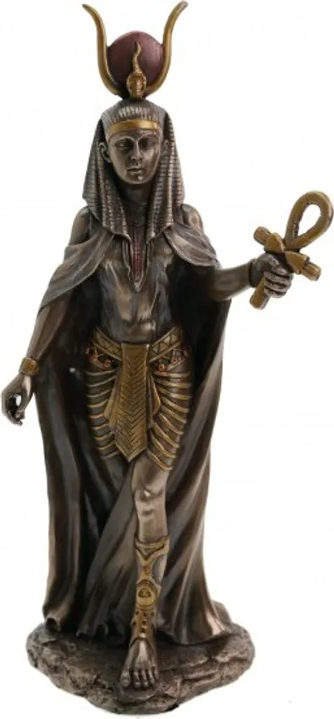 Déesse Hathor en Bronze 30,5 cm Idéal pour Collection Art et Histoire