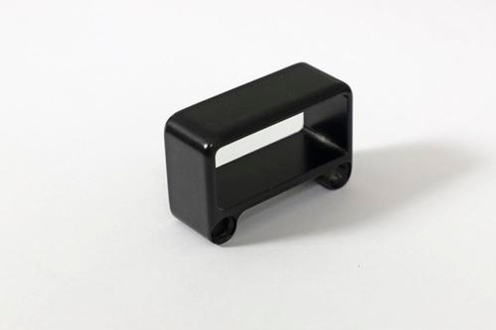Pertura Wandanschluss Aluminium schwarz