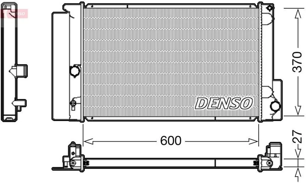 Radiateur de refroidissement moteur pour Verso R2 - Qualité DENSO DRM50087