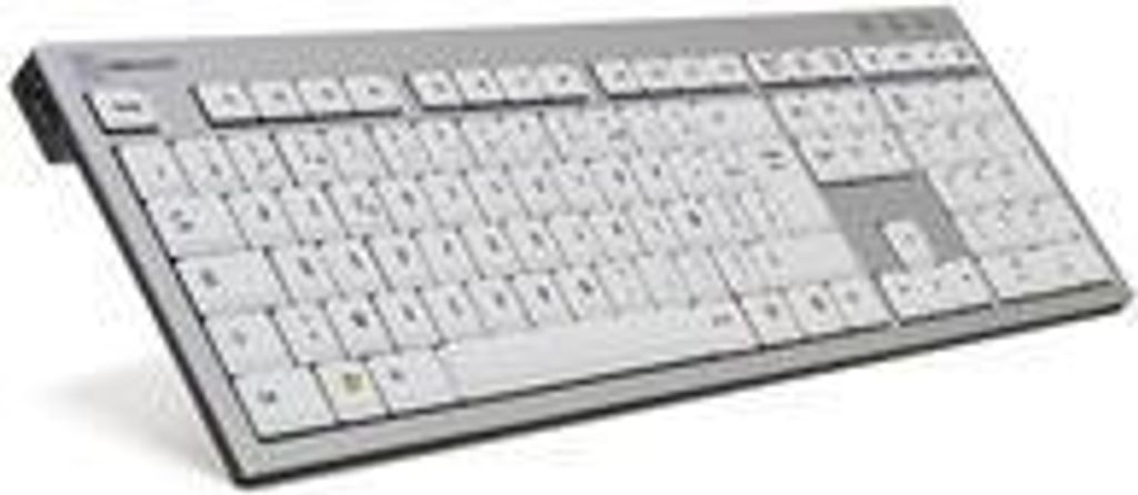 Logickeyboard SKB-AJPU-FR USB AZERTY Französisch Aluminium