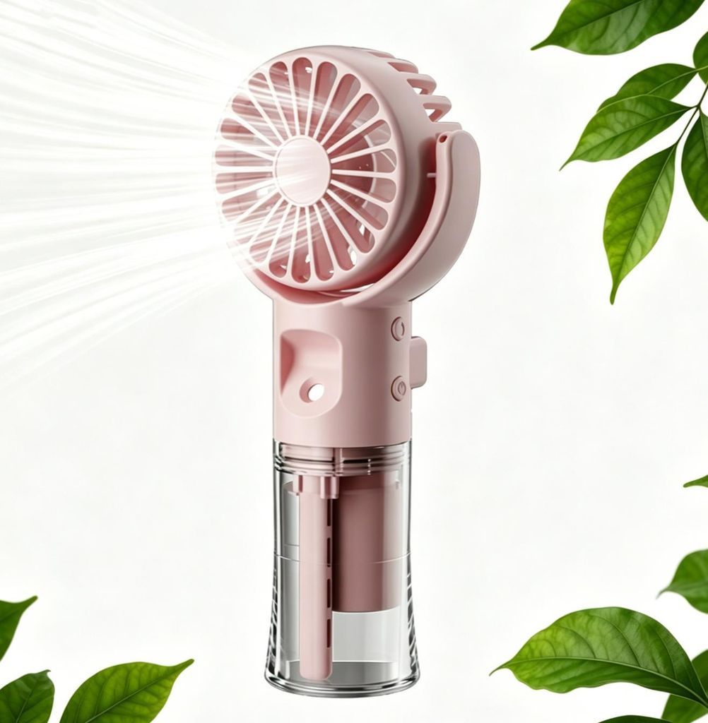 Handventilator mit Wasserkühlung, Tragbarer Mini Produktbild 