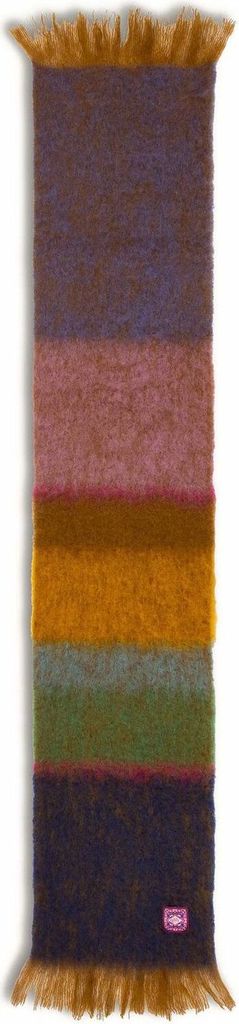 Oilily Schal Agamine Woven Scarf Cozy Stripes Orchid bunt