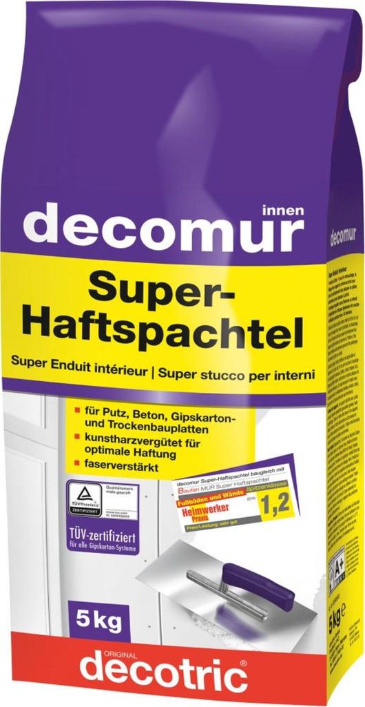 Decotric Decomur Super-Haftspachtel 5 kg Produktbild 