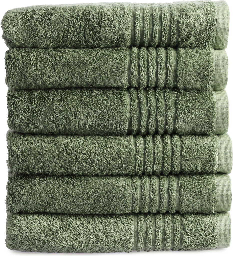 PHLOX Handtücher Set - 6 Teilig - 100% Baumwolle 600 g/m² - Produktbild 