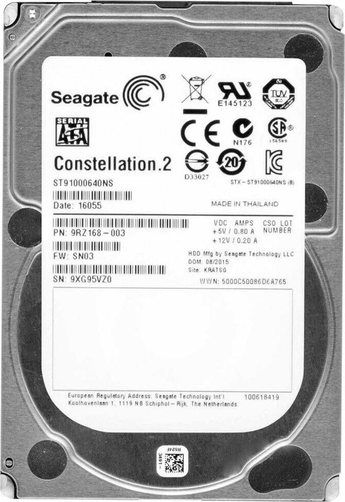 Seagate Constellation.2 Hdd 1tb Hard Disk 2,5" Sata Immagine del prodotto 
