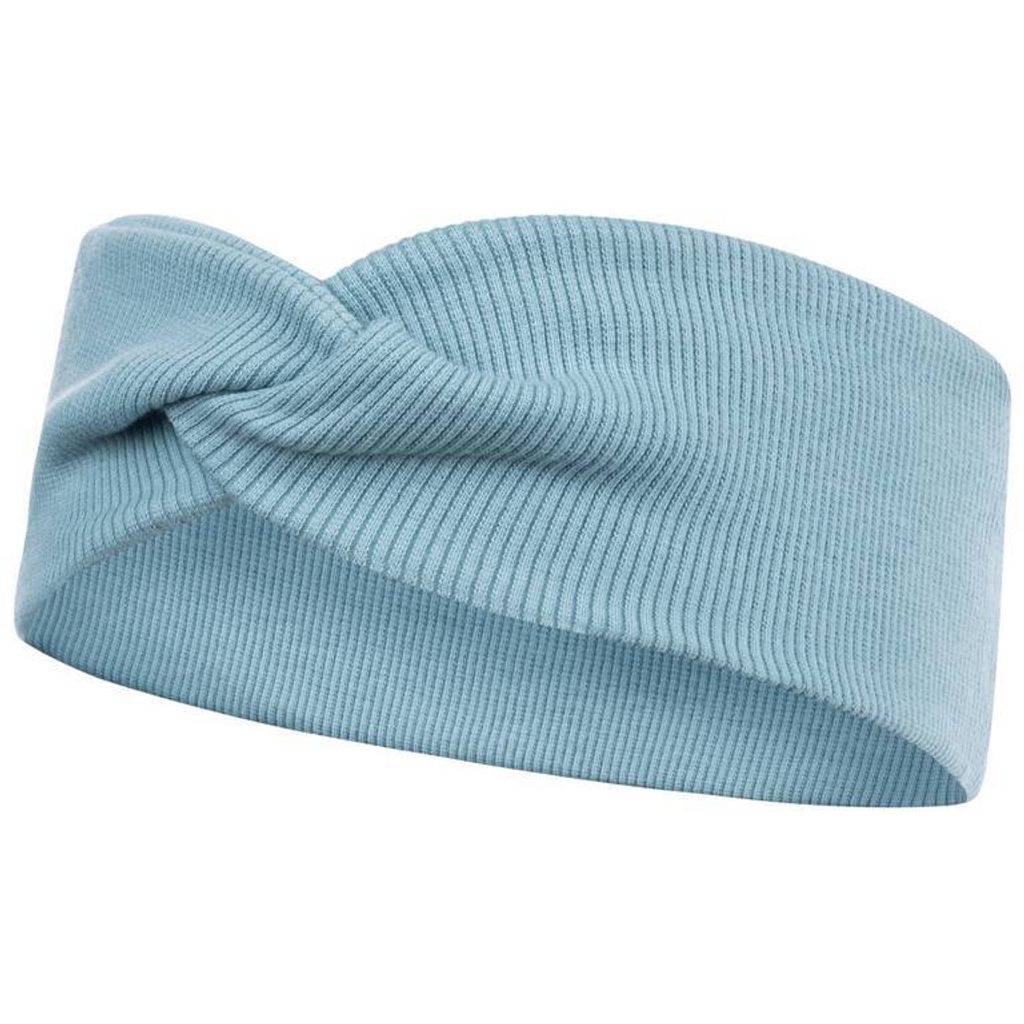Stirnband Haarband Kopftuch Übergangsmütze Baby Mädchen Damen, Türkis, Gr. 58-60