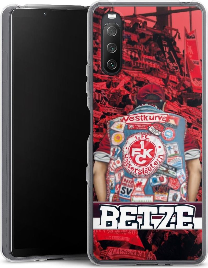DeinDesign Handyhülle für Sony Xperia 10 III Silikon Hülle Case Smartphone Schutzhülle 1. FC Kaiserslautern 1. FCK Offizielles Lizenzprodukt