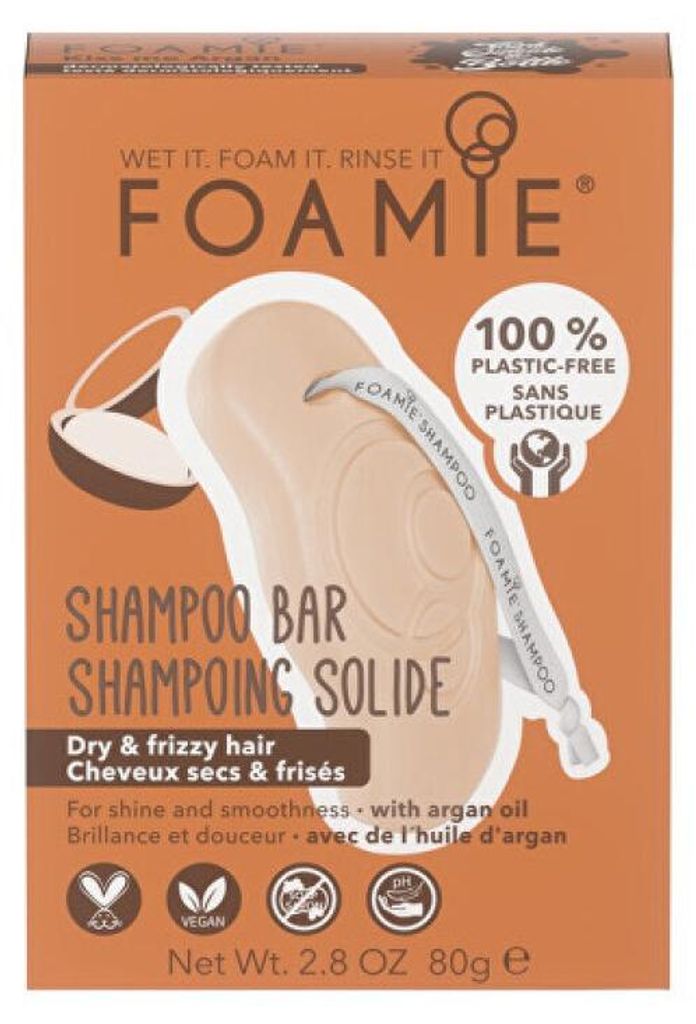 FOAMIE Argan Oil Shampoo Bar for Dry & Frizzy Hair - Produktbild 
