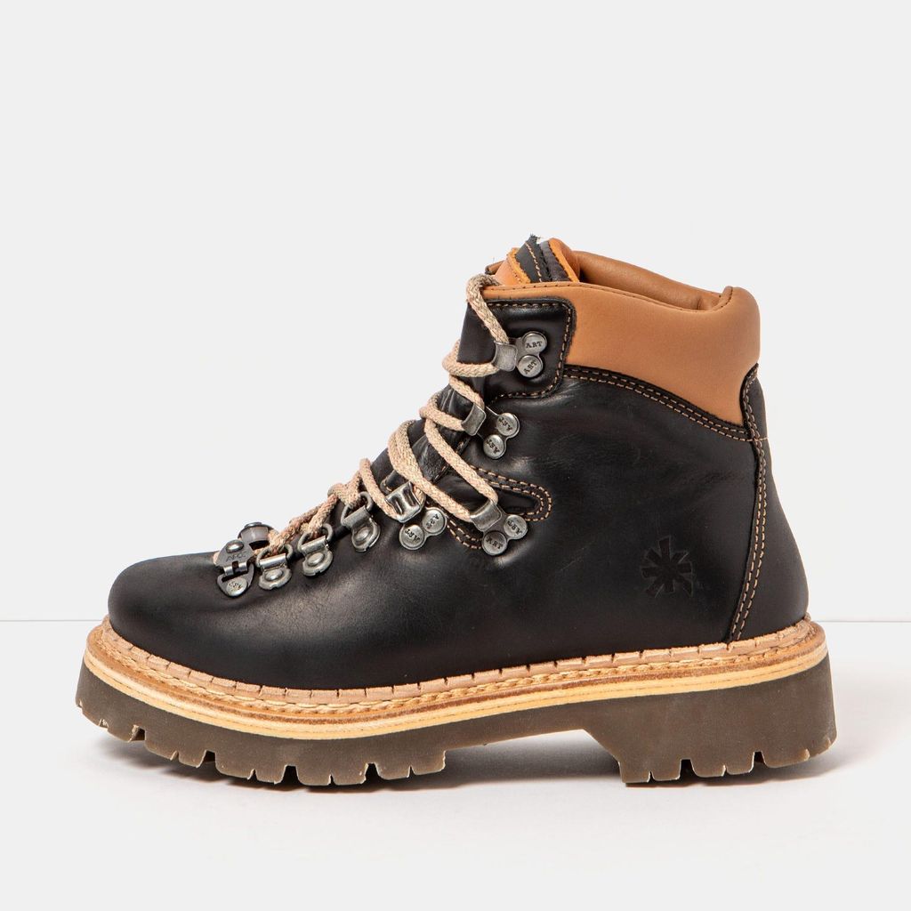Art Schnürstiefel Uni 0903 ARIZONA BLACK/ AIR ALPINE Farbe Schwarz