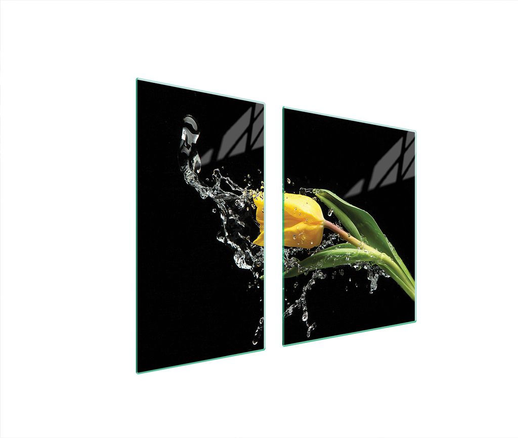 Glasschutzplatte Für Herd 90X52 Tulip