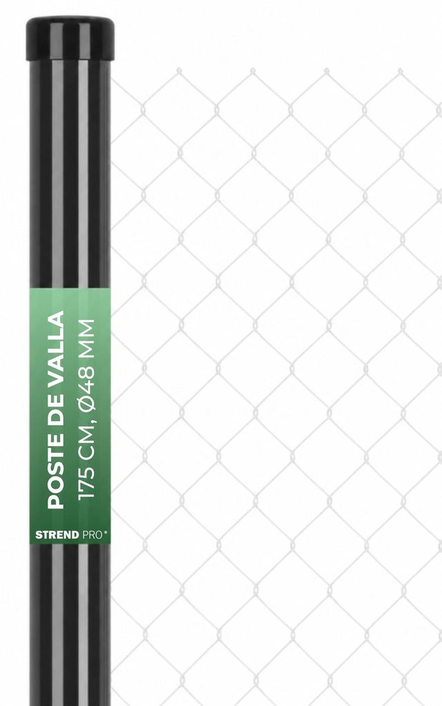 Poste redondo Strend Pro METALTEC, 48/1750/1,25 mm, con Imagen del producto 