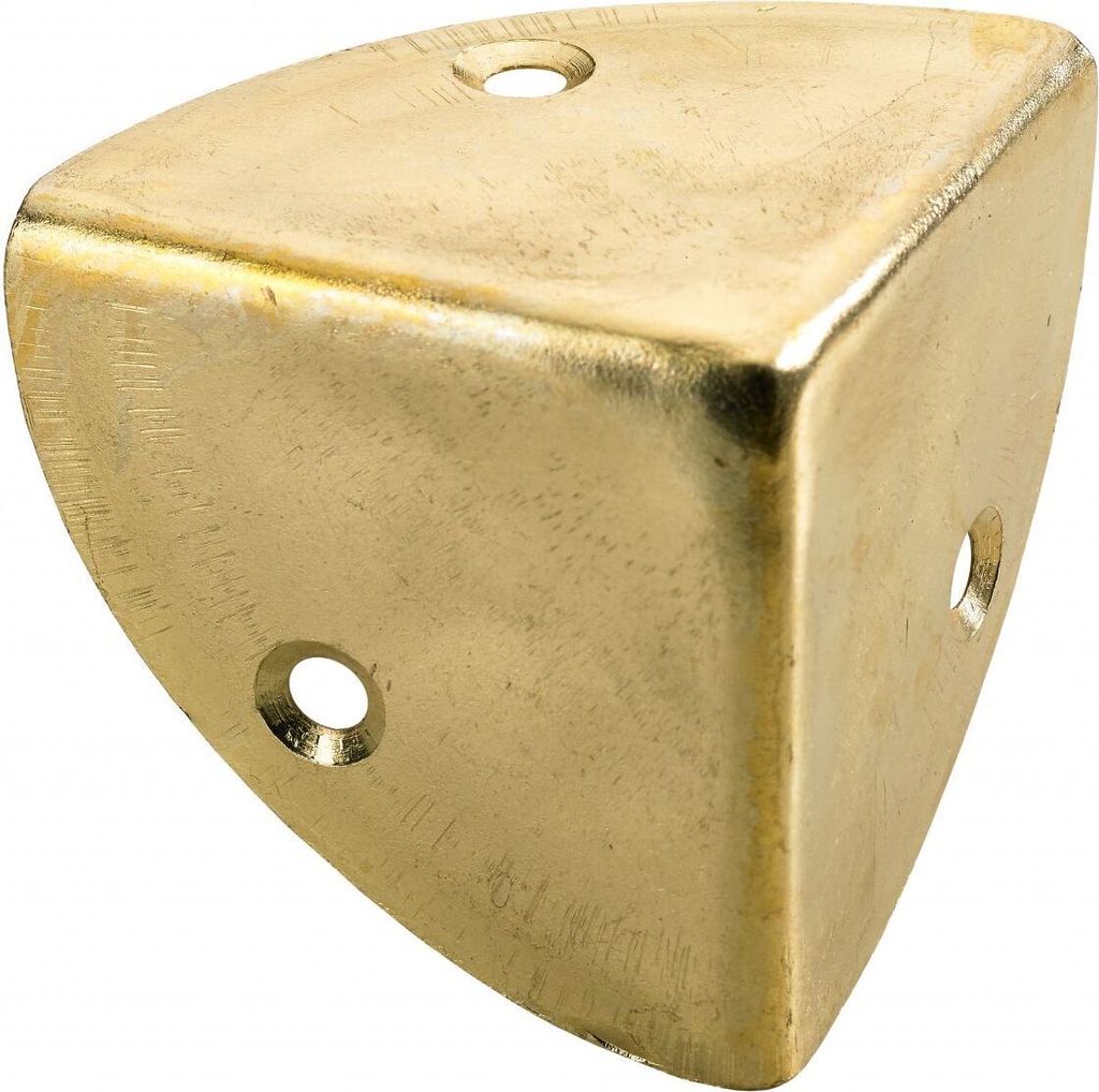 Hettich Kistenecke 45 x 45 x 45 mm vermessingt - 1 Stück