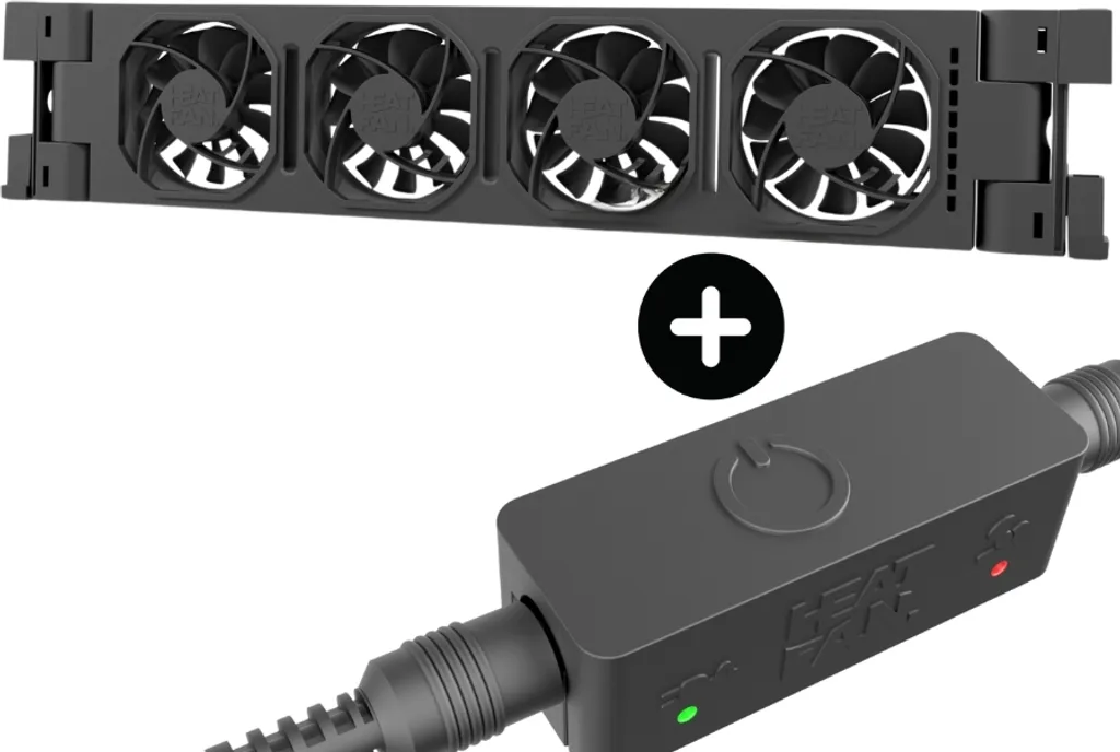 Ventilateur Heatfan 4 Solo Noir Tactile pour optimiser votre chaleur