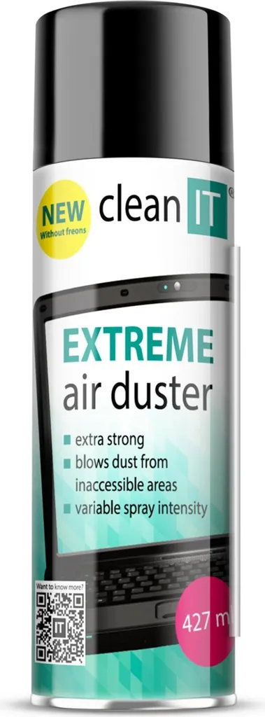 Dépoussiérant à Air Sec 500g CLEAN IT CL-136 pour Matériel Informatique