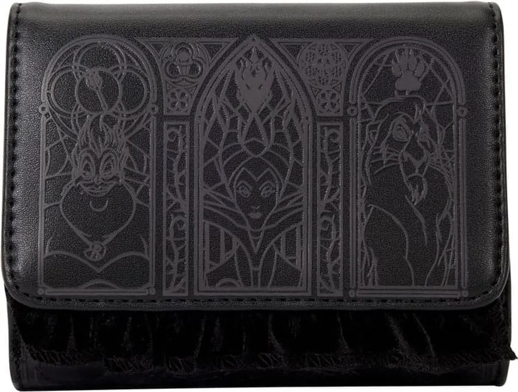 Geldbeutel Disney Villains Loungefly avec motifs Méchants et zip métal