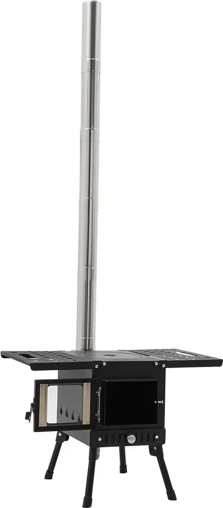 Chauffage de tente portable idéal pour camping hivernal et nuit en forêt