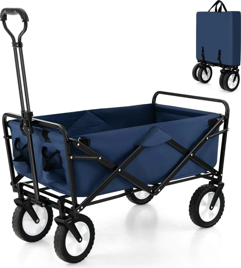 Chariot de courses pliable et pratique pour le shopping et les loisirs