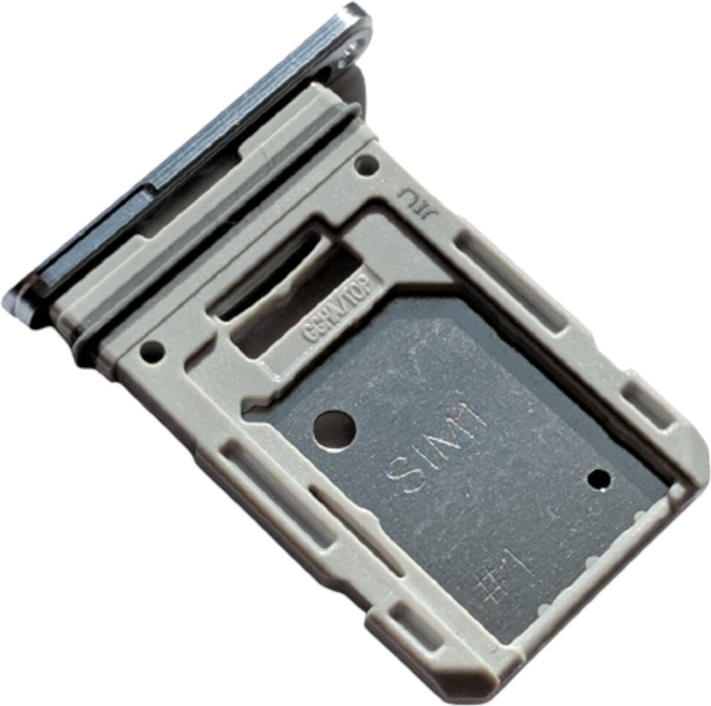 Simkartenhalter und micro-SD Card Fach Hybrid für Samsung Galaxy S20 FE (5G), Original Ersatzteil, Weiss