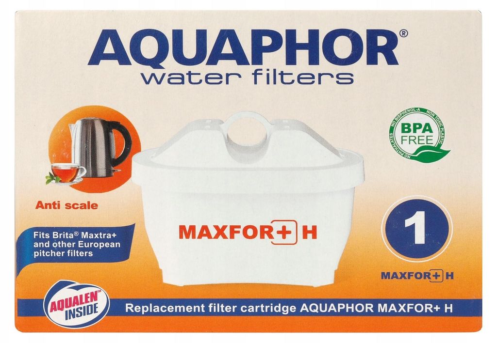 PearlCo Caraffa Filtro Acqua Standard Bianca + Cartuccia Protect+ Classic Per Acqua Dura (Compatibile Brita) - 5
