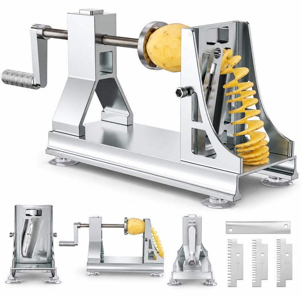 Gemüseschneider Spiralschneider, 4 Klingen für Gemüsenudeln Produktbild 