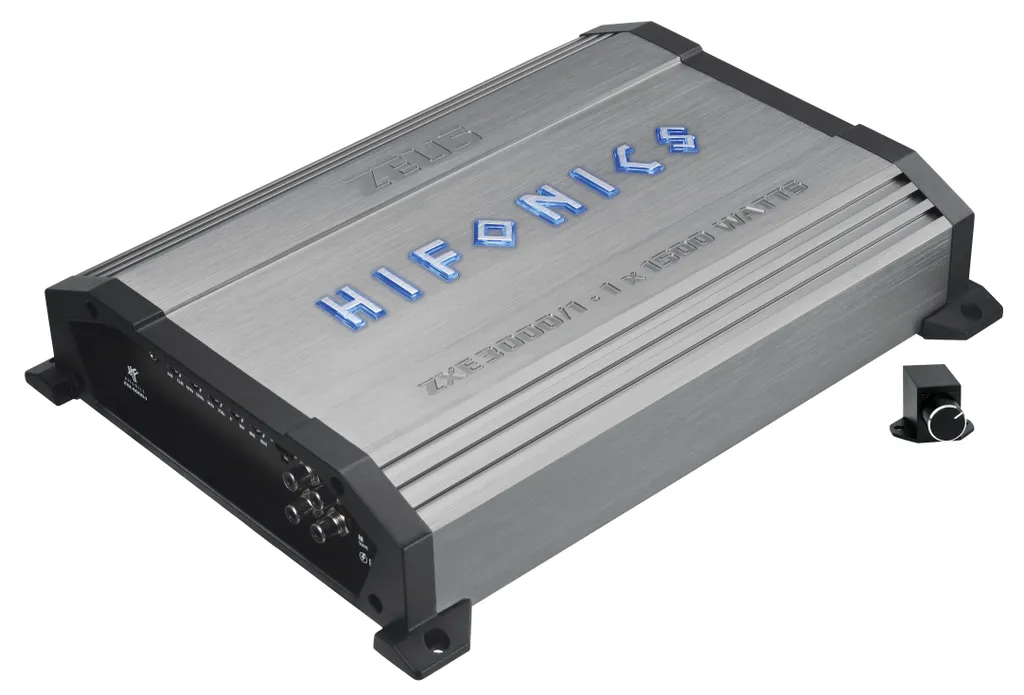 Amplificateur Hifonics ZEUS EVO ZXE3000/1 pour Subwoofer puissant de Voiture