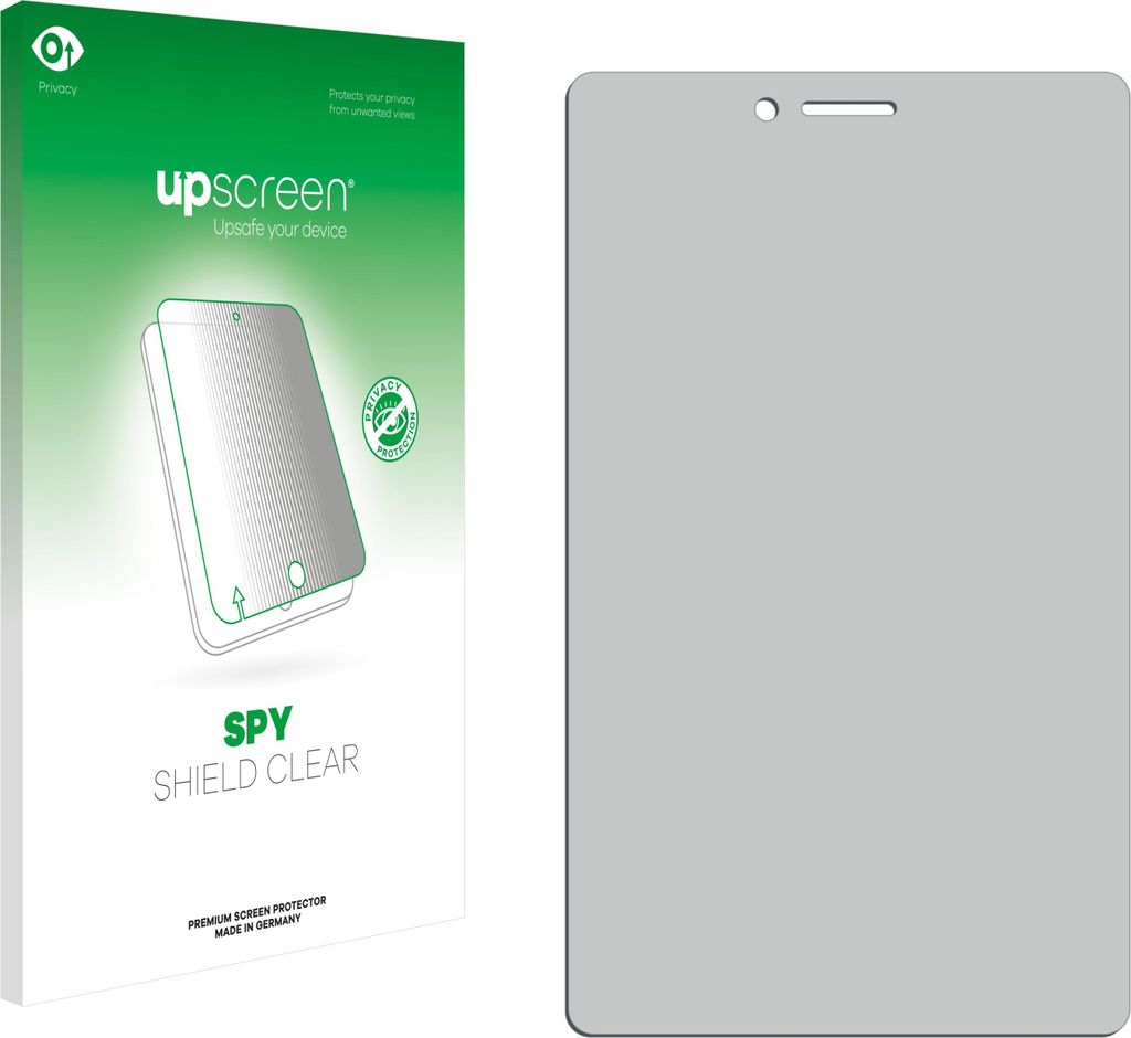 Für Samsung Galaxy Tab A 8.0 LTE 2019 Sichtschutzfolie Schutzfolie upscreen Anti-Spy Privacy Sichtschutz Blickschutz Display Schutz Folie Blaulich...