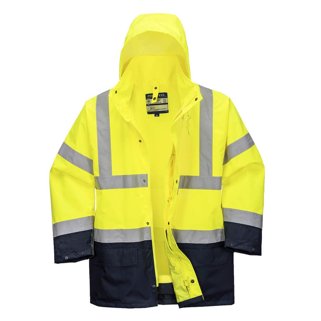 Portwest S766 Winter Warnschutz Jacke 5-in-1 Yellow/Navy Gr. XXL