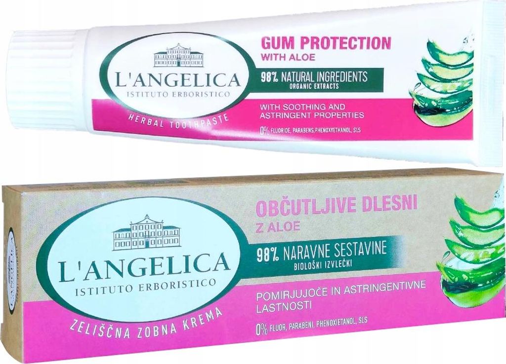 Langelica Zahnpasta Zahnfleischschutz Aloe Vera 75ml ohne Produktbild 