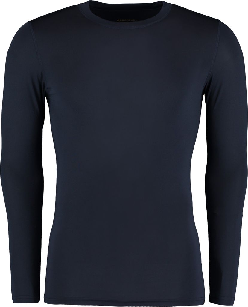 Gamegear Warmtex Herren Thermo-Funktionsunterhemd / Thermo-Unterhemd, Langarm BC438 (XL) (Marineblau)
