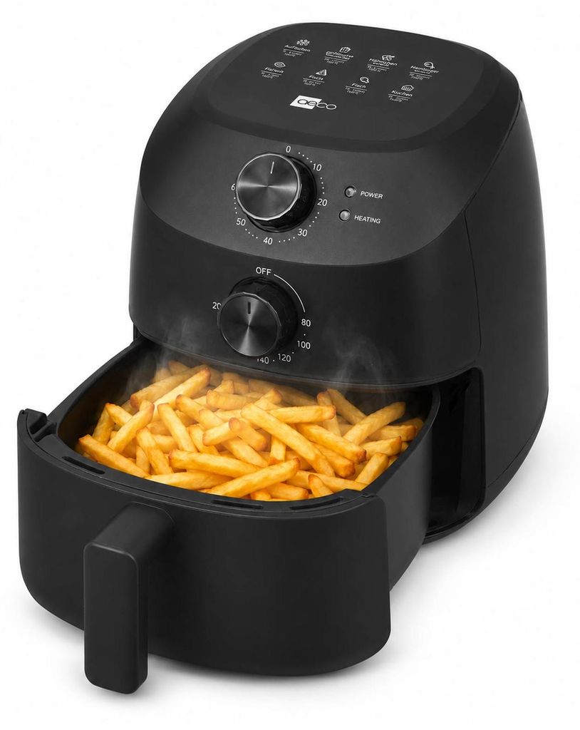 aeco Cube 2.0 Mini Airfryer – Kompakte Heißluftfritteuse, Produktbild 