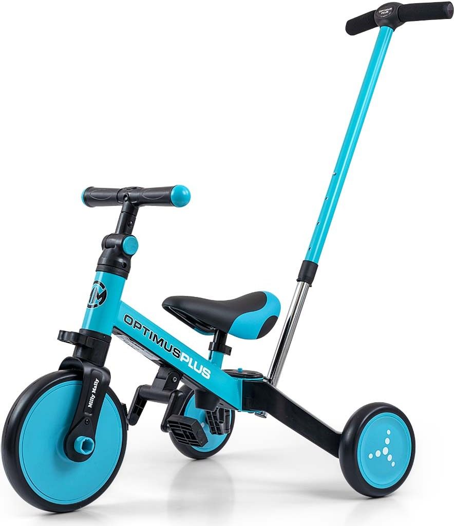 Milly Mally 4 v 1 Laufrad Optimus Plus Blau Dreirad Obrázok produktu 