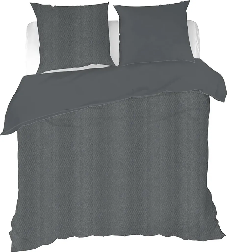 Linge de lit en gaze de coton gaufré Zig Zag : Housse de couette chic