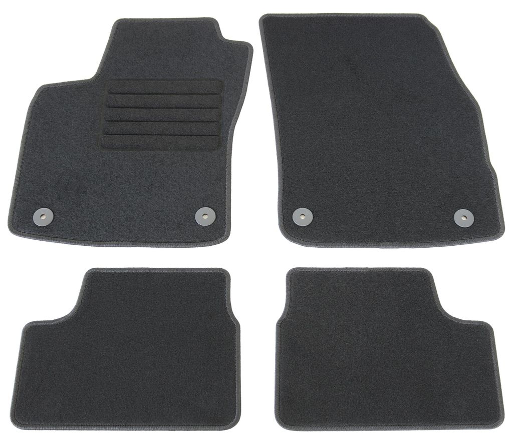 Fußmatten-Set für Opel Astra H TwinTop, 05/2006-2010, 4-teilig, Schwarz