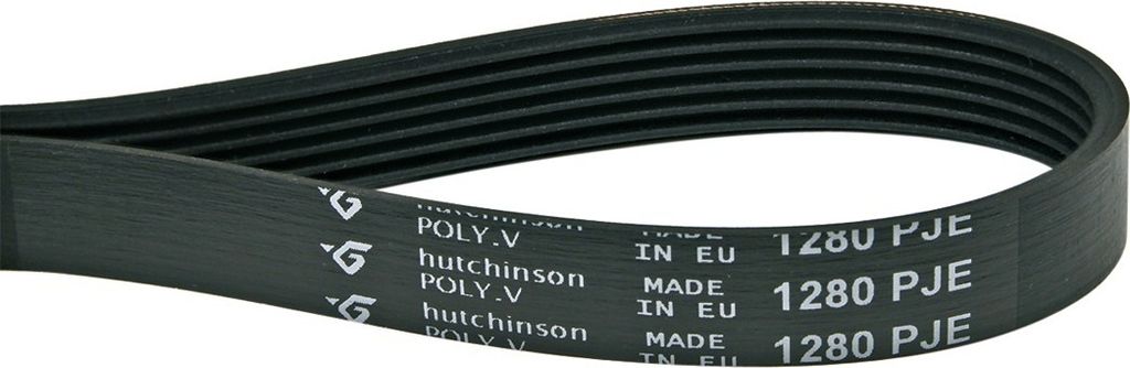 Poly-V-Riemen Antriebsriemen Keilrippenriemen Waschmaschine Waschgerät Waschautomat 1280PJ6EL wie Whirlpool Bauknecht 481281728296 auch Zanussi Za...
