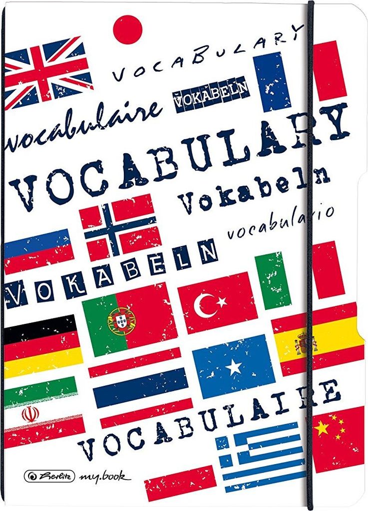 Herlitz Vokabelheft / DIN A5 / flexibel / 40 Blatt / Lineatur 53
