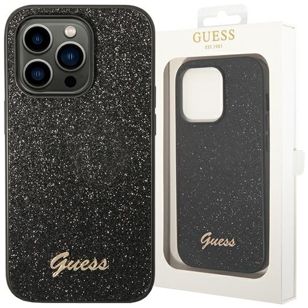 Guess GUHCP14LHGGSHK iPhone 14 Pro 6,1" schwarz hard case Produktbild 