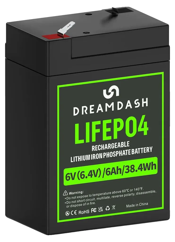 Batterie LiFePO4 6,4V remplacez vos piles par une solution longue durée