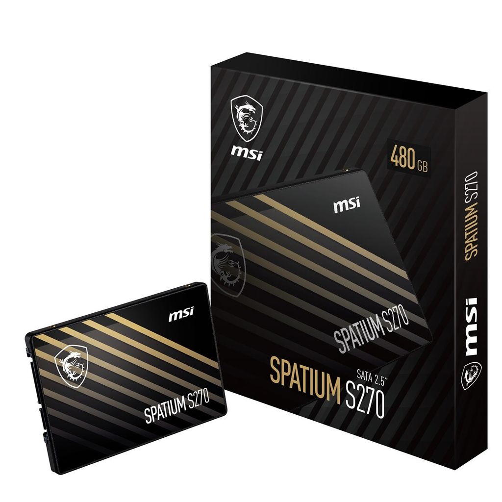 MSI Spatium S270 SATA 2.5 480GB 2.5  Serial ATA III 3D NAND Produktbild 