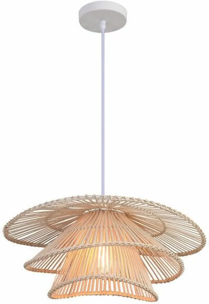 Suspension luminaire naturelle Hima bronze pour table à manger et loft