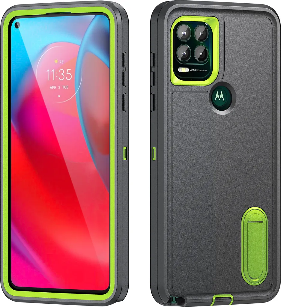 SATURCASE Custodia Portafoglio Per Motorola Moto G Power 2021 – Pelle PU Viola Con Magnete