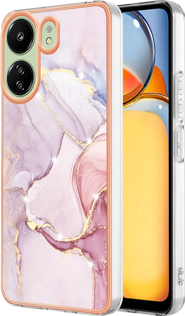 Custodia Marmo Poco C65 / Redmi 13C 4G | Protezione Professionale TPU