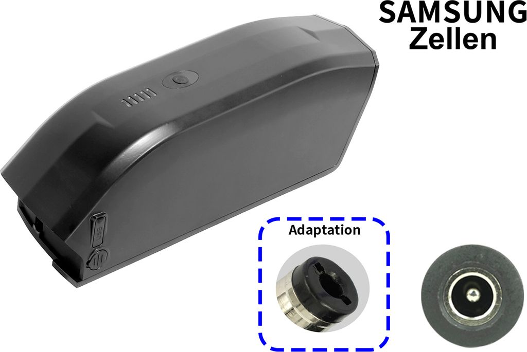 PowerSmart E-Bike Akku 36V 17,5Ah /630Wh E-Bike Akku Elektrofahrrad Lithium-Ionen Akku Fahrrad 36V E Bike Batterie 17500mAh