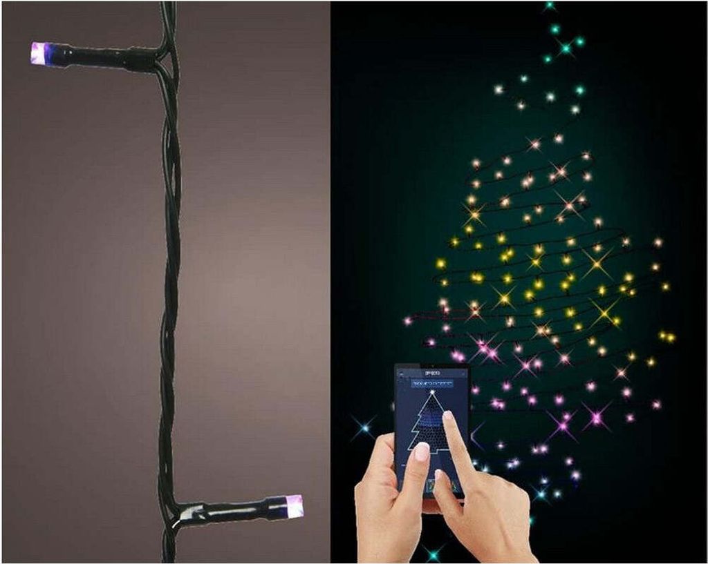 Kaemingk Lichterkette App gesteuert Dancing Lights 200 Produktbild 1