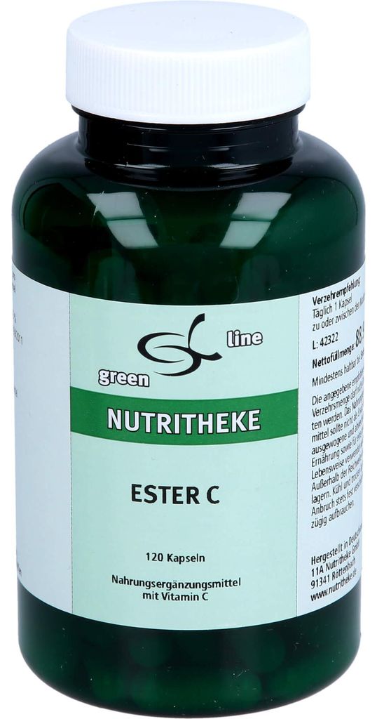 Green Line Nutritheke Ester C Kapseln, 120 St. Kapseln