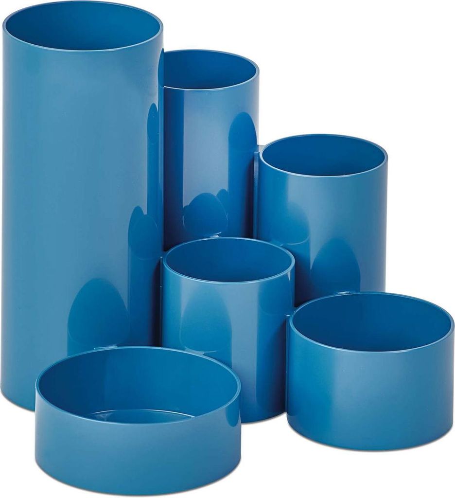 MAUL Stifteköcher MAULtubo Kunststoff 15.3 x 15.2 x 12.6 cm blau