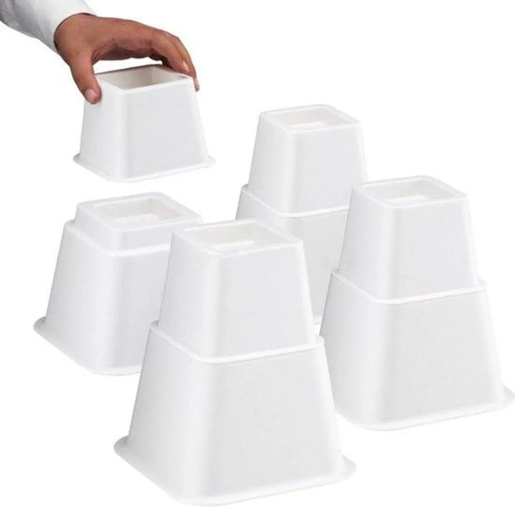 Rehausseur de siège blanc pour repas nomade - Réglage 3 niveaux facile